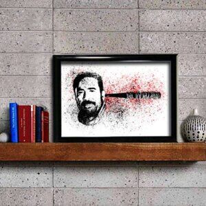 Fan Art The Walking Dead Negan Printed Picture